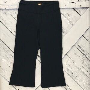 LUCY POWER Black Capri Workout Leggings sz S
